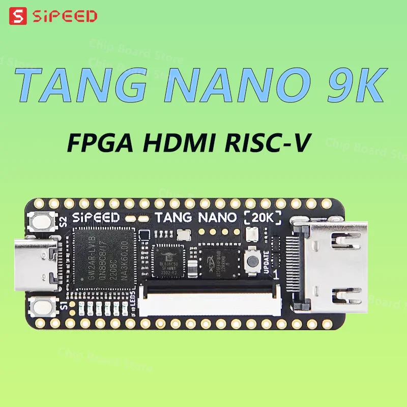 Tang Nano 9K With 1.14/4.3/5/7-inch Screen FPGA Development Board GOWIN GW1NR-9 RISC-V HDMI Sipeed kit Option