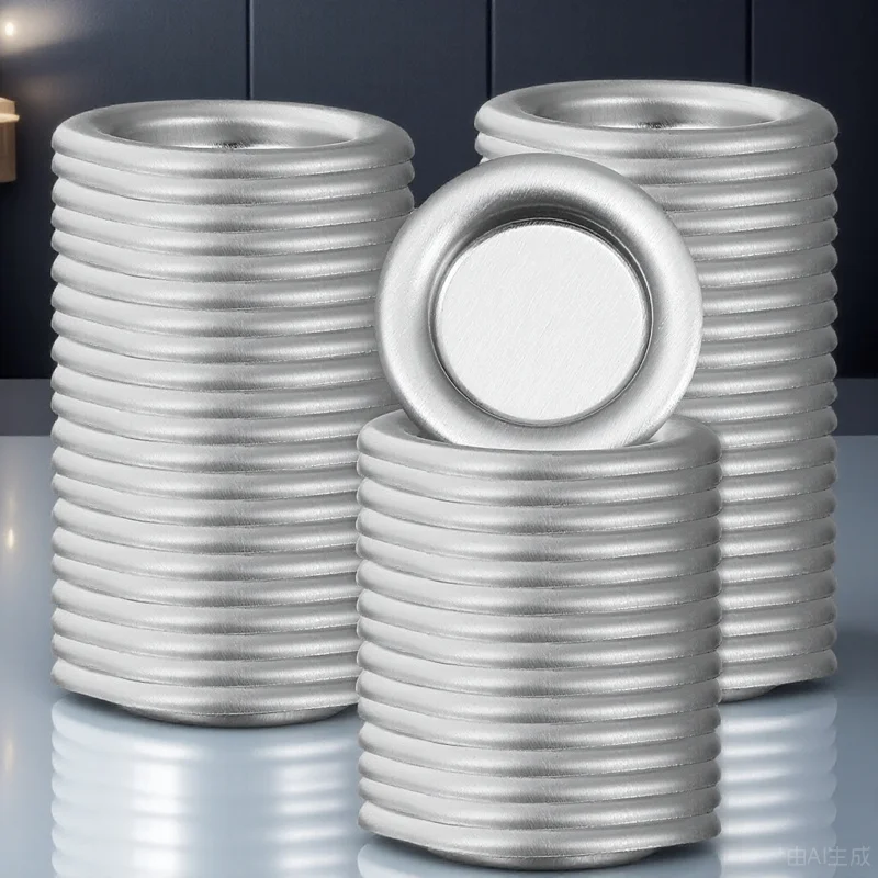 

50Pcs Metal Incense Cone Burner Tray Desktop Holder Rounded Corners Stable Design Relaxing Decor Incense Cone Tray