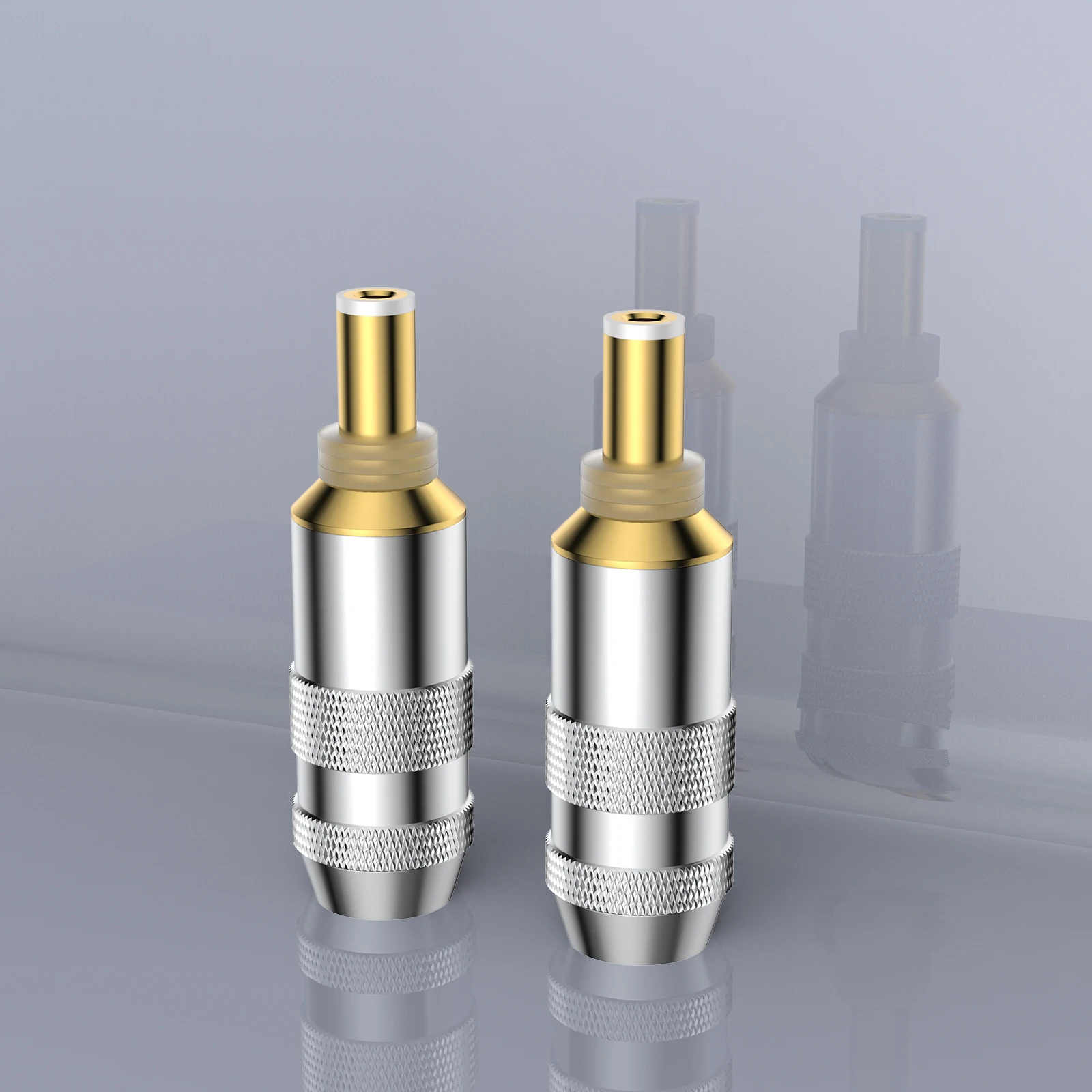 Nowe pozłacane 24-karatowym złotem złącze zasilania DC Audiocrast do audio Hi-End klasy HIFI, wtyk DC2.1 DC2.5 DC3.5x1.3mm — zdjęcie 6