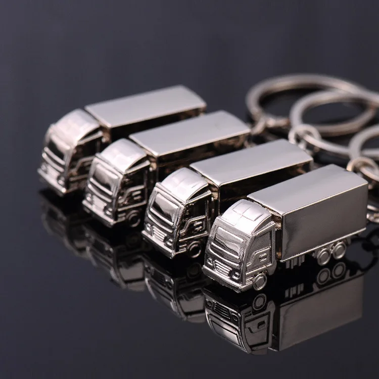 20Pcs Metal Truck Lorry Car Key Ring Keyfob Keychain Creative Gift Lovely Keyring