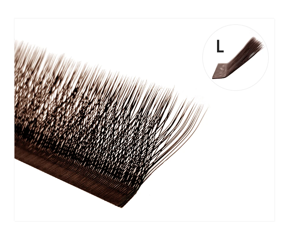 NATUHANA Braune W-förmige 2D 3D 4D 5D W natürliche weiche automatische Blüte vorgefertigte Fächer-Wimpernverlängerungen – Detail 9