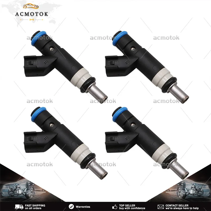 

SET OF 4 For Chrysler 200 Cirrus Sebring Dodge Avenger Caliber Journey Jeep Compass Patriot 04891577AC Fuel Injectors