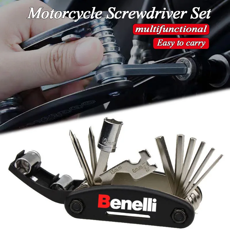 

Инструмент для ремонта отверток 16 в 1, аксессуары ﻿ Для Benelli TRK 800 502 X 502C 251 752S Leoncino BJ 500 250 TNT 125 150 300 600