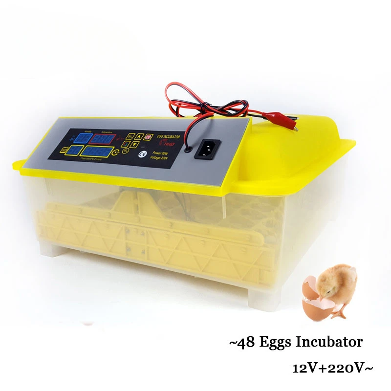 for YZ8-48 Digital Brooder Cheap Fully Automatic Chicken Duck Egg Incubator dV48 Goose Quail Bird Poultry Eggs