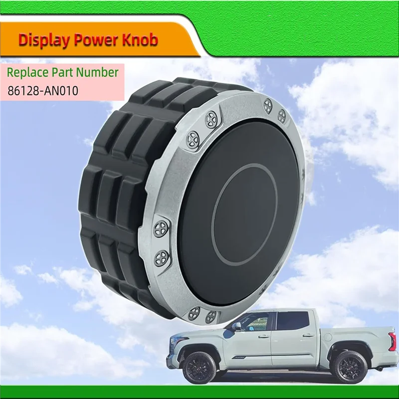 

2X Car 14 Inch Display Power Knob Radio Display Volume Control Switch 86128-AN010 For Toyota Sequoia 2022-2025