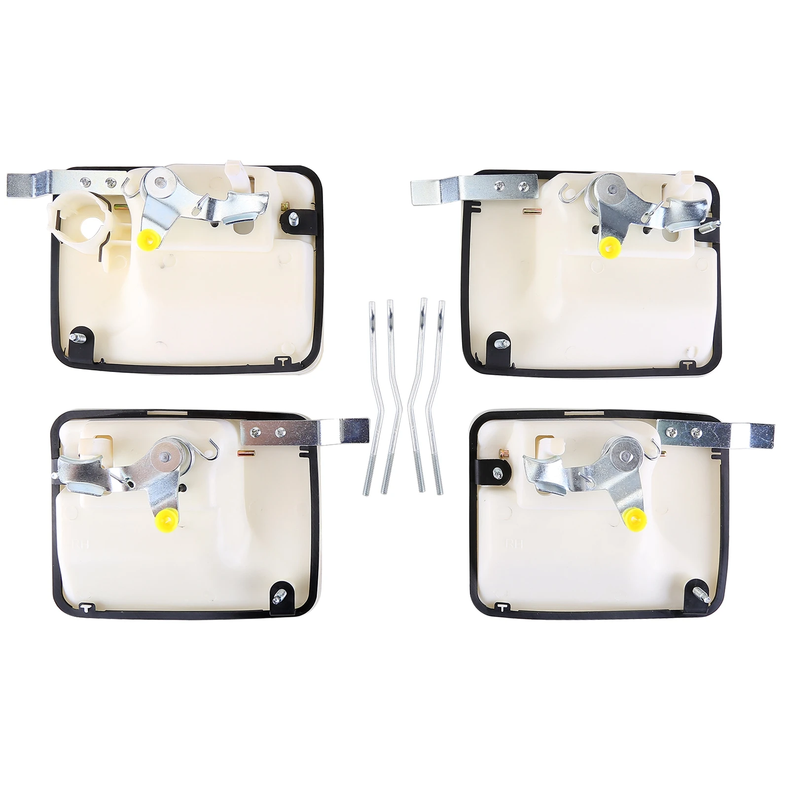 

4pcs Car Front & Rear Outside Door Handles For Ford Super Duty F250 F350 1999-2016 7C3Z2522405AA Auto Accessories