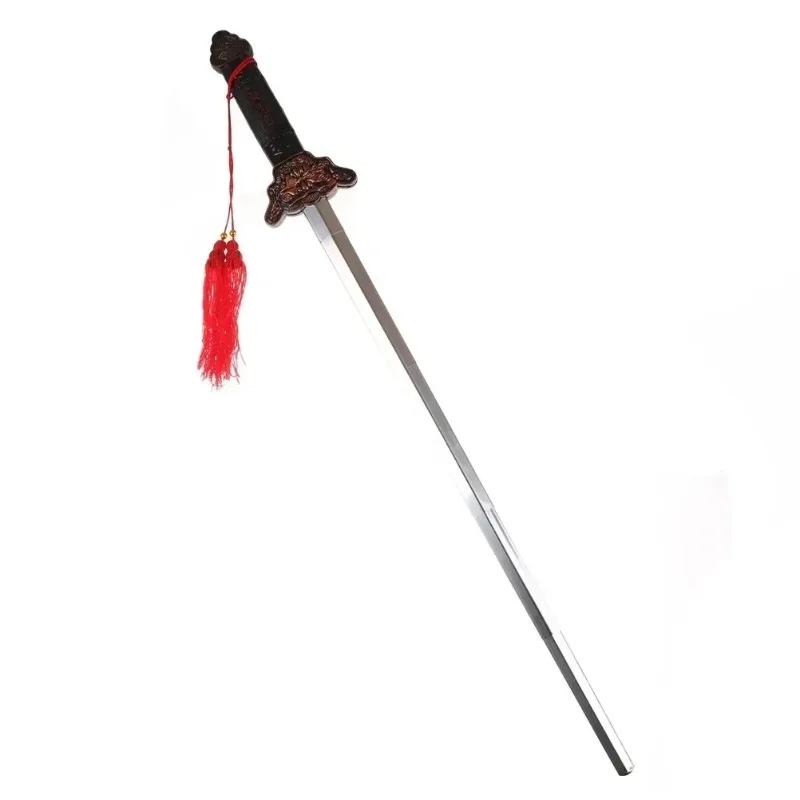 Retractable Tai Chi Sword Prop, Classic Telescopic Practice Sword for Outdoor Morning Training, Martial Arts Performance Toy