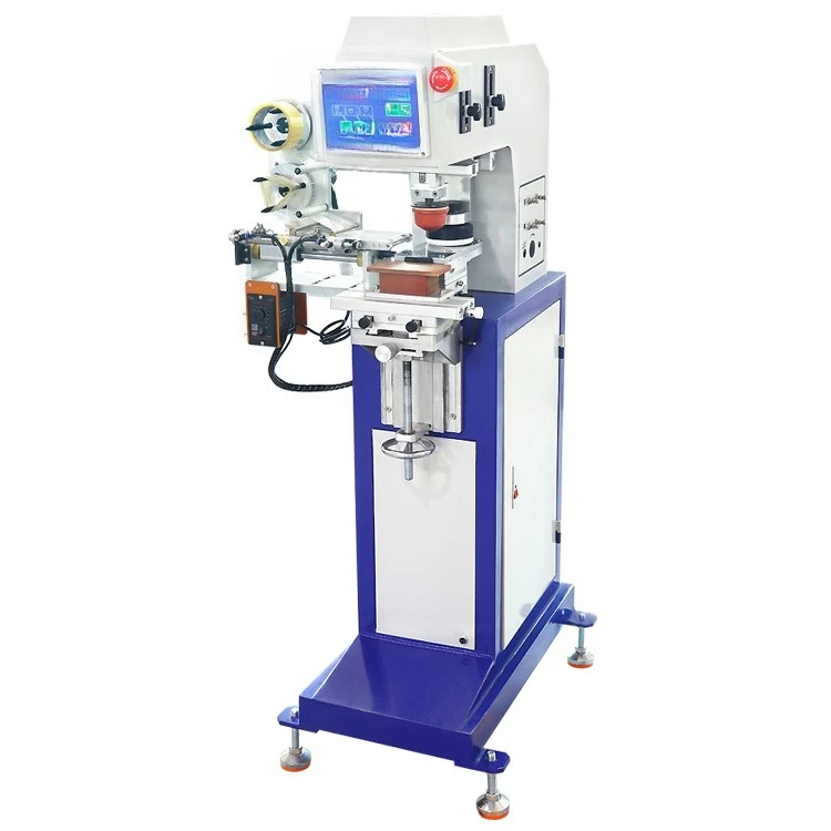 

PLC independent printing head with cleaning rubber head oil cup pad printing machine fully automatic