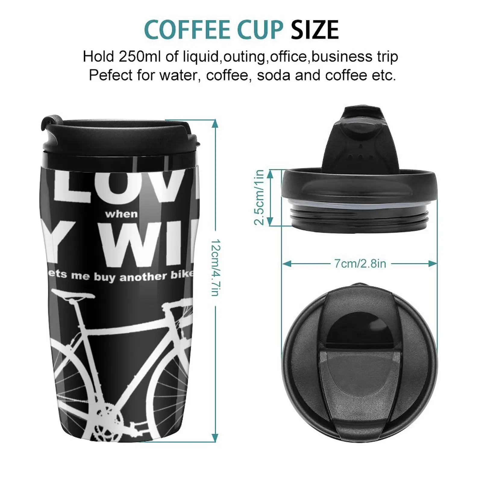 New I LOVE MY WIFE* Travel Coffee Mug Coffee Mugs Thermos Coffee Cups For Cafe