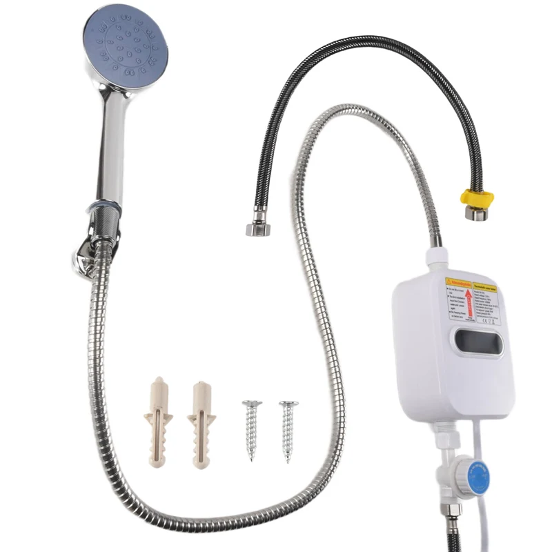 

Электрический безрезервуарный мгновенный водонагреватель, 3 секунды, мгновенный нагрев, 3500 Вт, смеситель для ванной комнаты, нагрев, вилка стандарта США, 110 В