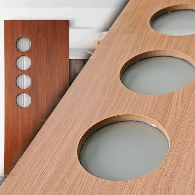 Paint Free Ghost Door Barn Sliding Door Solid Wood Composite Sling Door Home Delivery
