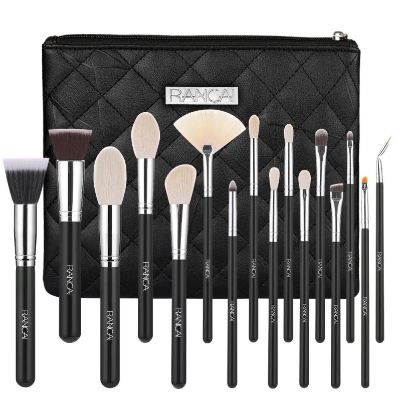 

New16Makeup Brush Suit Novice Brush Cheap Face Powder Eye Shadow Brush Beauty Storage Bag Portable