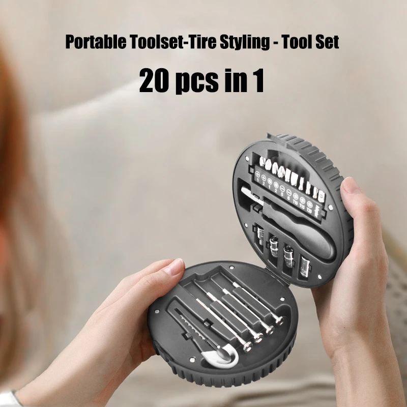 20-in-1 Precision Household Tool Kit Carbon Steel Screwdriver Bit Wrench Mobile Phone And Watch Professional Repair Tools