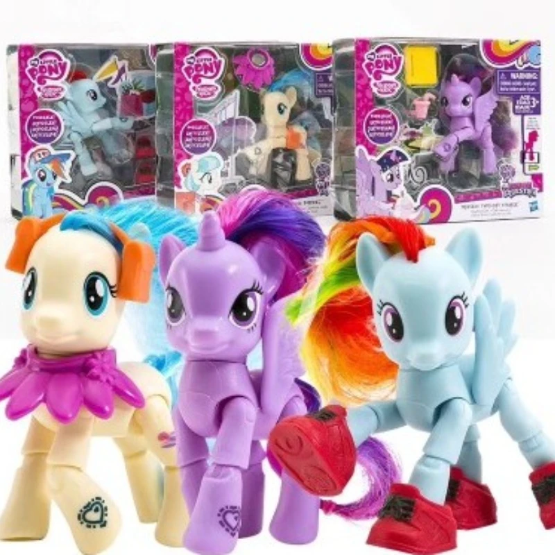 

Hasbro My Little Pony Movable Joint Pinkie Pie Twilight Sparkle Fluttershy B3602 Action Figures Model Toy Girls Toys