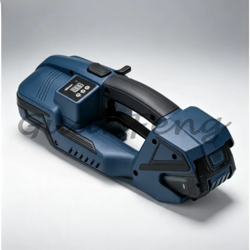 Portable automatic strapping machine, packaging tool for industrial packaging