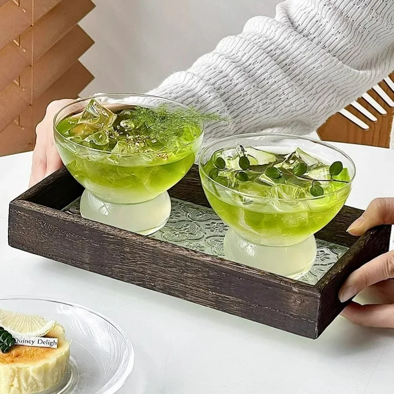 

Тонкая и прозрачная стеклянная чашка с широким горлышком, креативные чашки для коктейлей, специальная чашка для холодных напитков, чашки для сока тыквы, кухонные инструменты