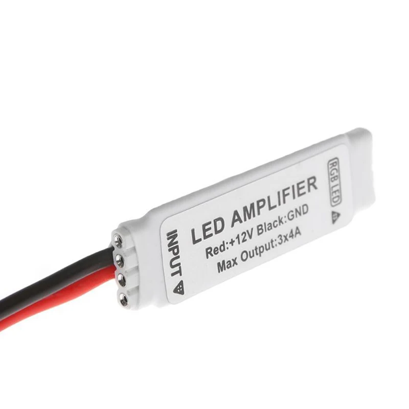 DC 12V 3*4A 144W Mini Portable RGB LED Strip Amplifier Repeater For LED Strip RGB