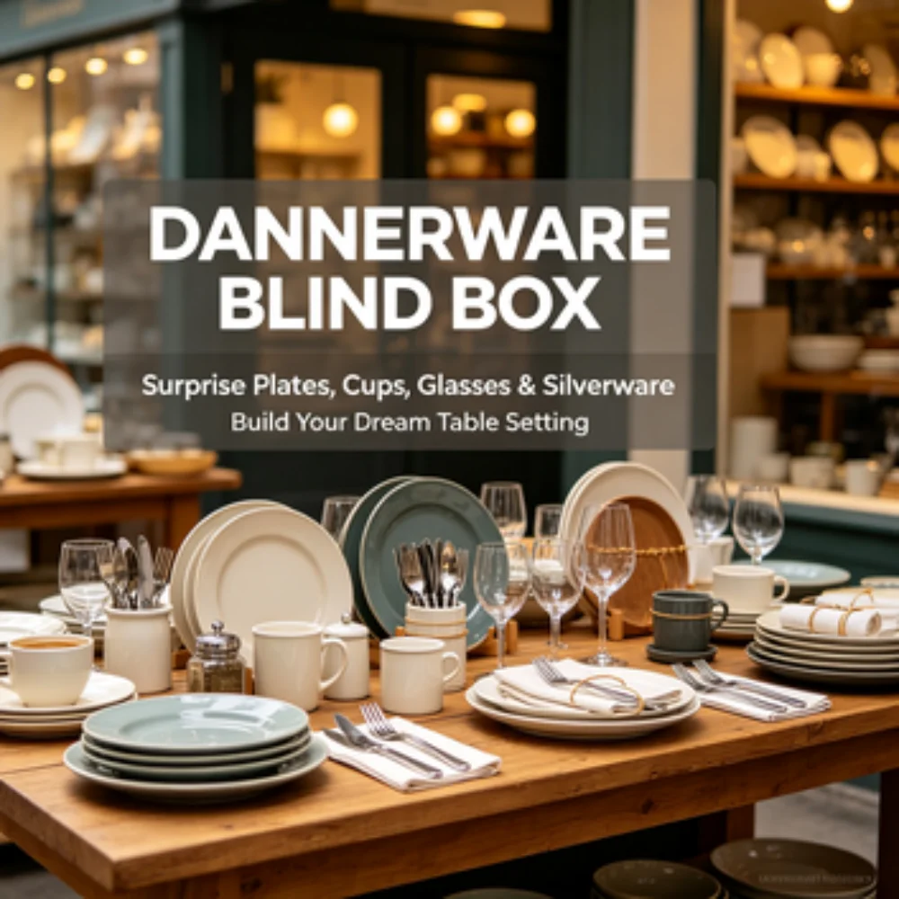 Tableware Blind Box Dare You Unbox Random Mixed Dishes Budget Fun Kitchen Surprise Pack