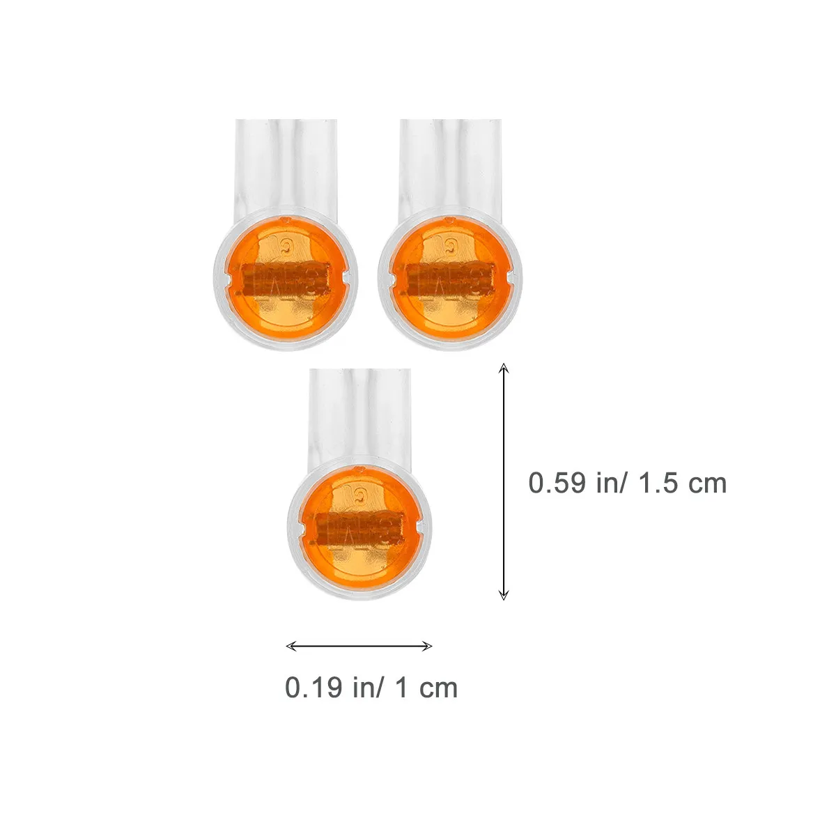 200Pcs Waterproof UY Connector Telephone Wire Terminals for Network Cable Wiring Outdoor Electrical Use