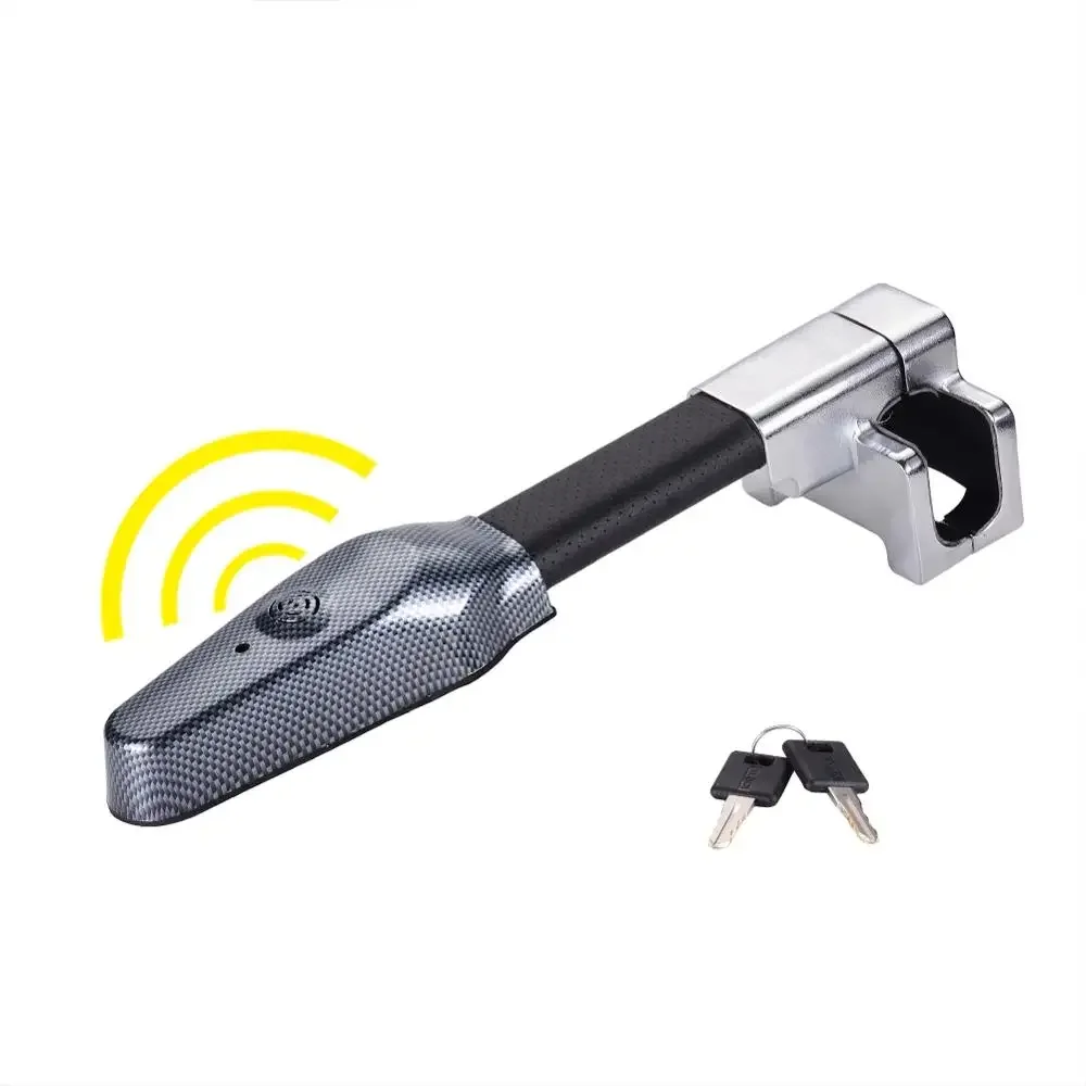 Universal Car Steering Wheel Lock Security Car Anti Theft Safety Alarm Lock Retractable Protection T-Locks for Car Accessories