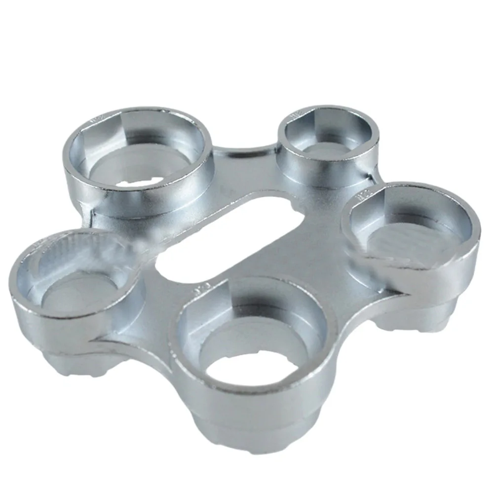 Multi Size Faucet Aerator Nozzle Wrench Key Tool Zinc Alloy Build for Reliable Faucet Maintenance and Aerator Service