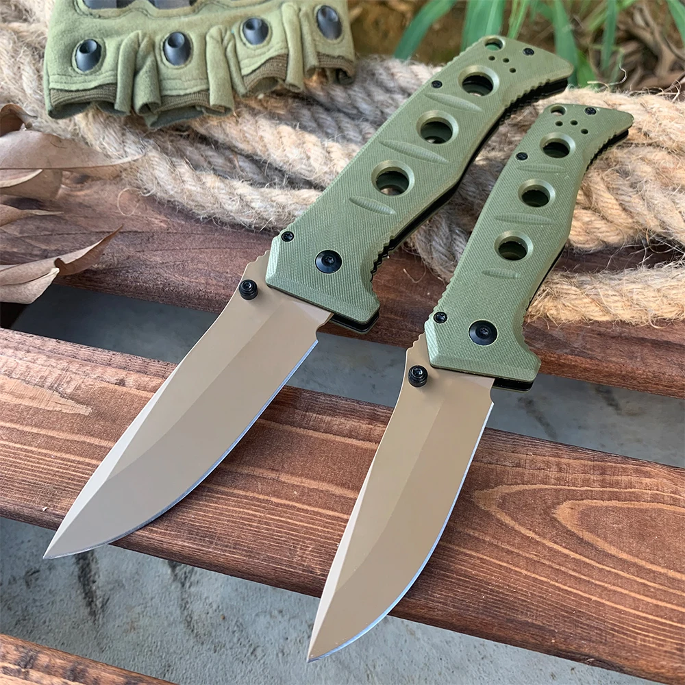 Large BM 275 Adamas Folding Knife G10 Handle Professional Hunting Survival knife EDC Outdoor Knives Hand tools