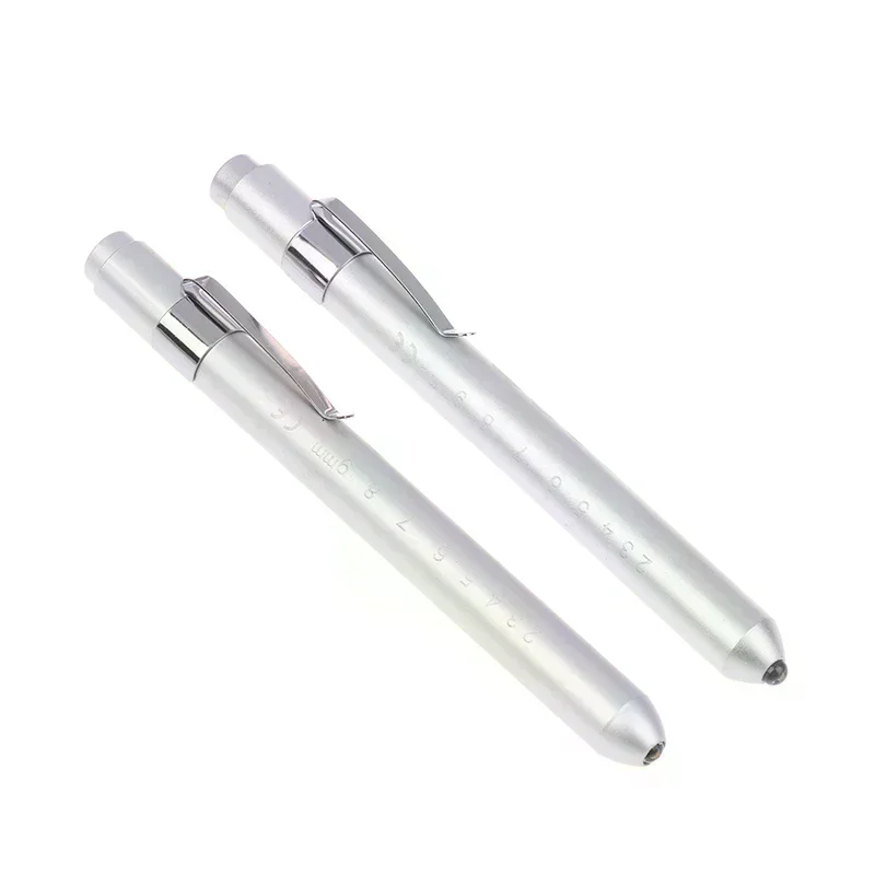 

Портативный мини-светодиодный фонарик для ксиминации полости рта, фонарик для осмотра зрачков, медицинская ручка с манометром для учеников и линейкой