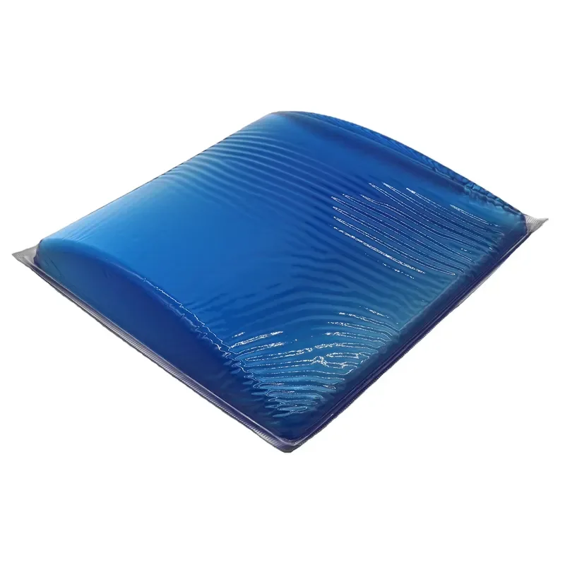 Blue gel hip support pad with alcohol disinfection function, 50x40x1.5cm, suitable for prone, supine, supine and lateral