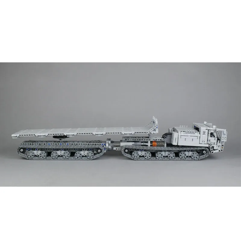 

MOC-186836Urban Military Heavy Duty Cargo Flatbed Trailer Truck Building Block Model 2058parts Boys Children's Birthday Toy Gift