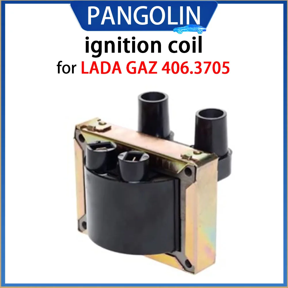 

PANGOLIN Ignition Coil 1PC for Lada Gaz 406 3705 Replacement Compatible with VAZ 2110 2111 2112 2123 Ignition System Wear Parts