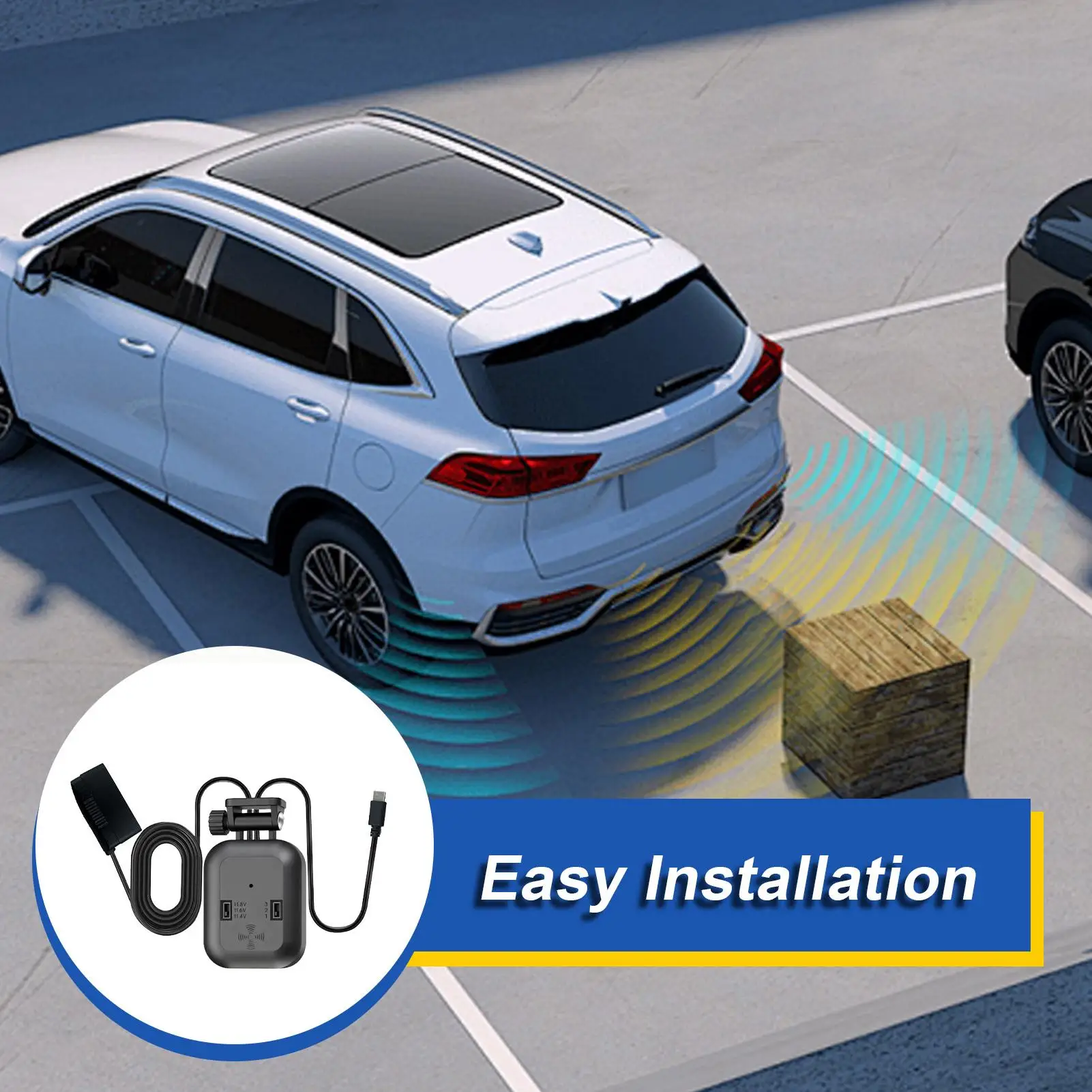 For  Public Garage Parking Monitoring Camera Power Cable Automotive Recorder Cord Space-Saving Radar Detector Charger Cable For