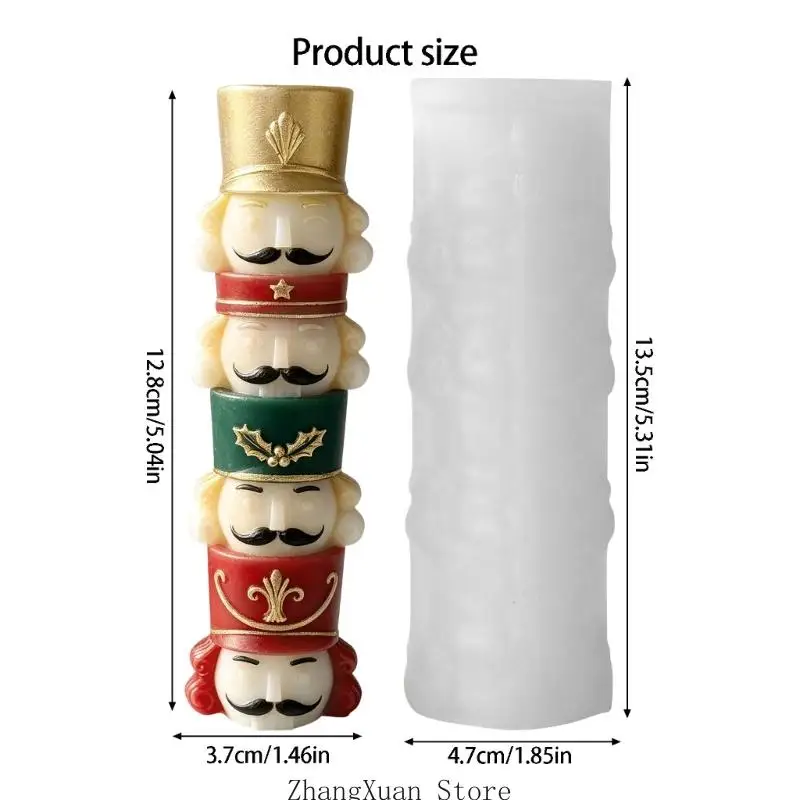 Weihnachtsfigurenform für Kerzen- und Tonprojektarbeiten 3XUF – Detail 6