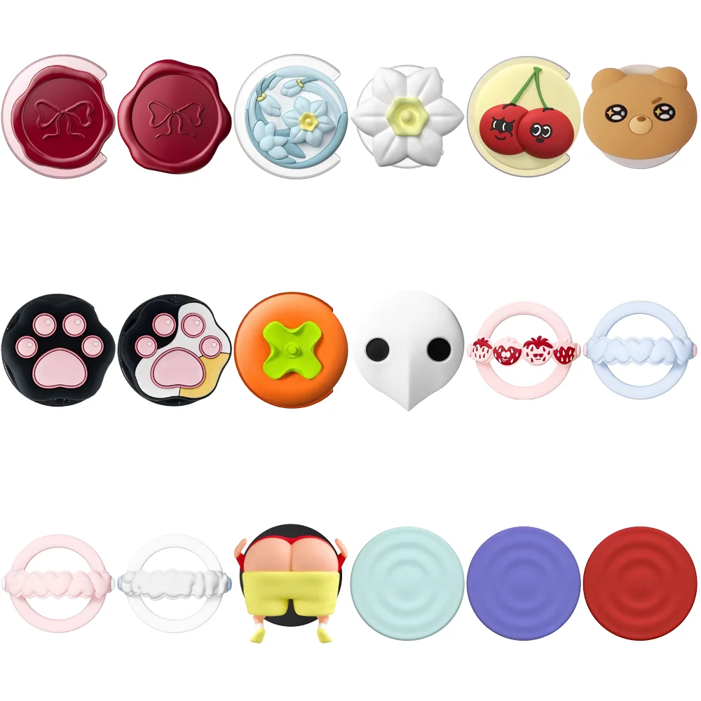 Letter Seal Circle Multicolor Magnetic Phone Grip Card Holder Stand for IPhone 18 17 16 15 14 13 Pro Max Case