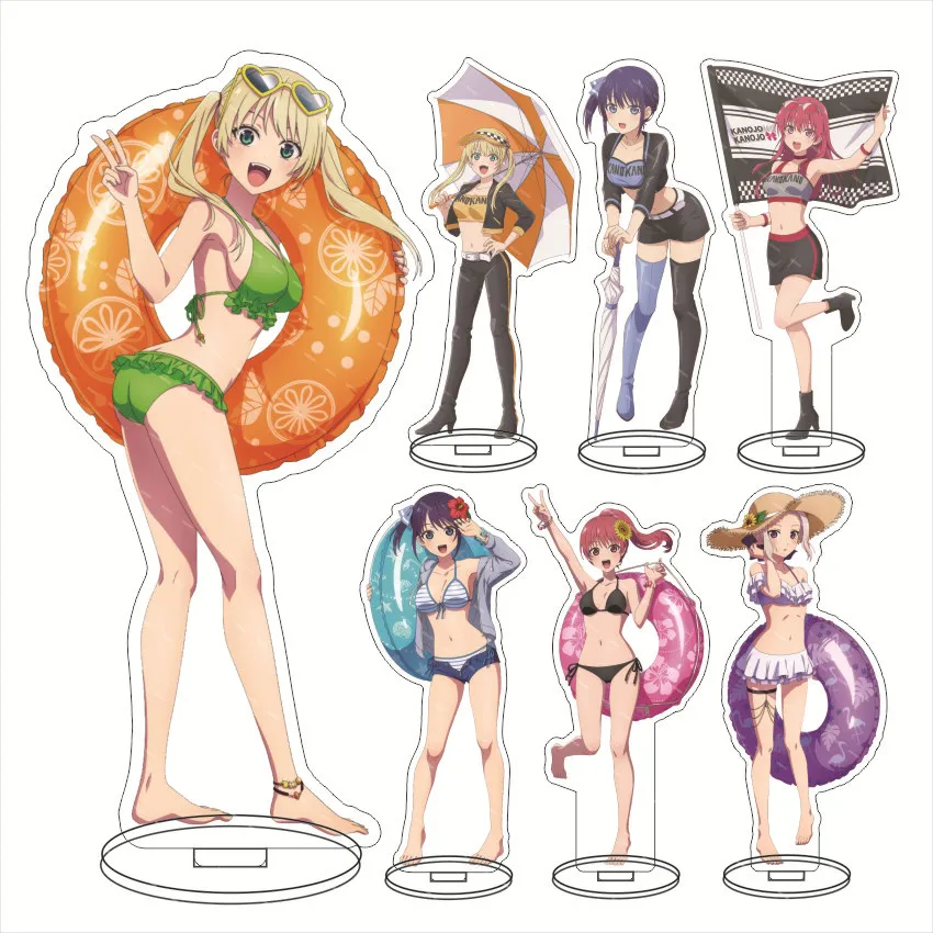

Girlfriend Girlfriend Acrylic Stand 160MM Double Sided High Definition Saki Satomi Nagisa Minase Rika Hoshizaki Shino Kiryu