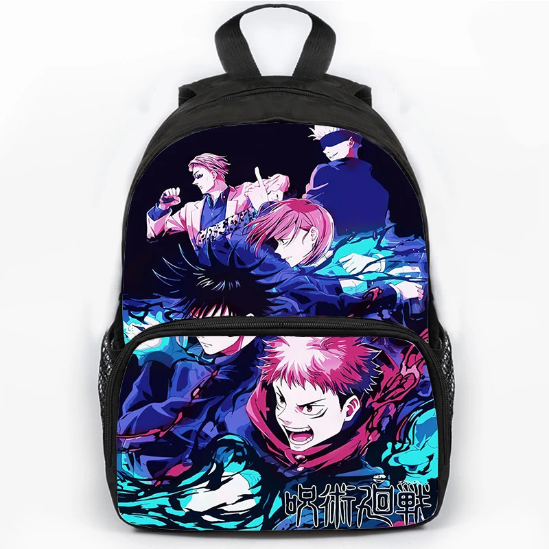 Mochila de Anime Jujutsu Kaisen para estudiantes, Gojo Satoru, Tops Yuji Itadori, mochilas escolares para niños, mochila para computadora portátil impermeable