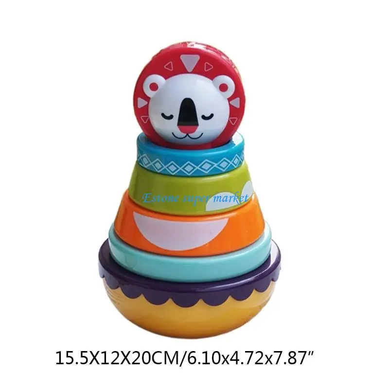 090B Stapelspielzeug, Aktivitätsspielzeug für die frühe Entwicklung, Jenta-Tower, tolles Geschenk für Grundschulkinder