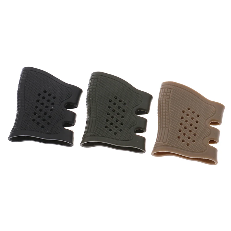 Anti-slip Holster Protect Cover Grip Hunting Accessories Silica Gel Tactical Gun Glove Universal Soft Rubber Grip Cover