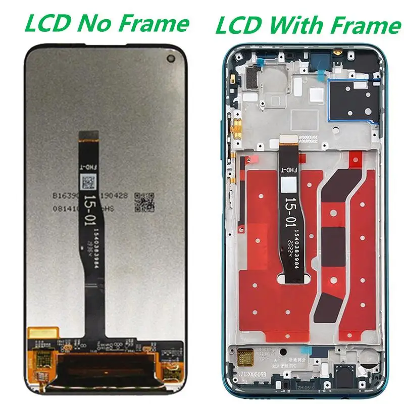 Original 6.4  Nova 6 SE LCD For Huawei P40 Lite Display With Frame P40 Lite JNY-L21 JNY-TL10 LCD Display Touch Screen Assembly