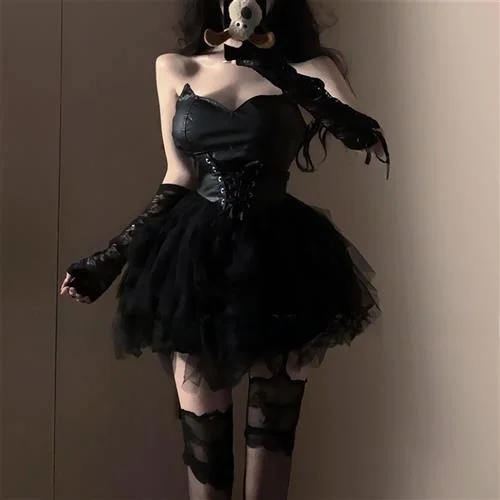 

Оригинальный костюм на Хэллоуин Sexy Devil Girl Dr с поясом Hot Girl Maid orm plus Size ort Юбка V-Ne Poly...