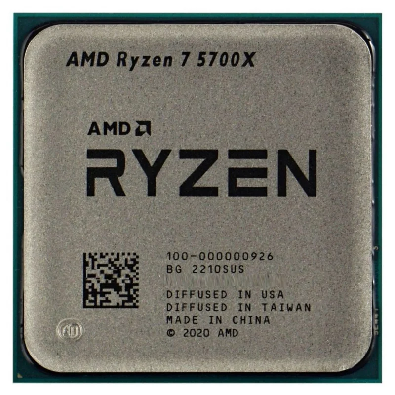 Imagem -02 - Processador Cpu Ryzen 5700x r7 5700x 3.4ghz Núcleos 16 Threads l3 = 32m Lga Am4 Cpu de Jogo de Desktop Novo