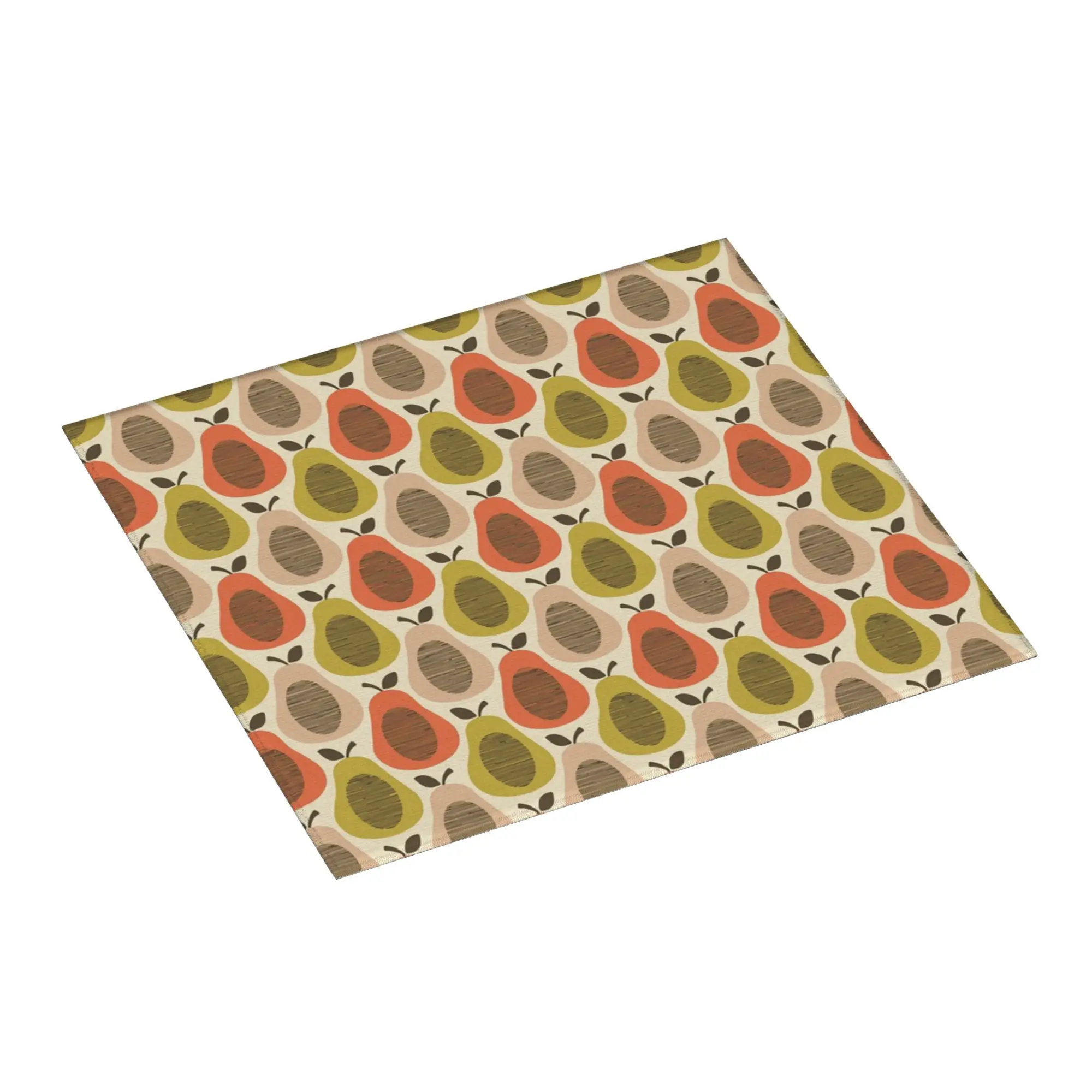 Drying Mat For Kitchen Orla Kiely Pear Tea Towel Barware Tableware Oil Proof Reusable Pattern Washable Kitchen Sink Drying Pad