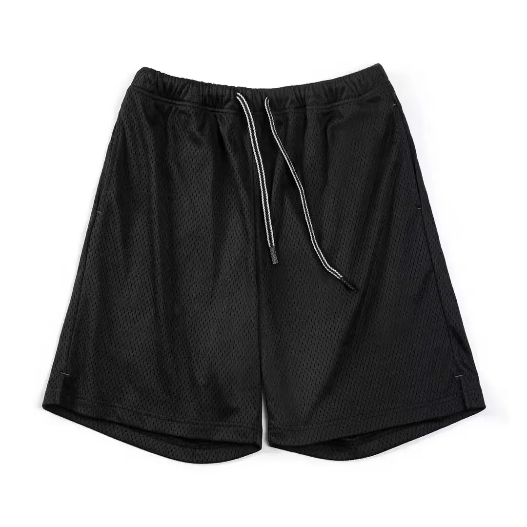 

Летние тонкие баскетбольные орты для мужчин Spor Ice Silk Qui Dry, повседневные, длиной пять четвертей, для бега, для подростков, свободный крой, прямые штаны
