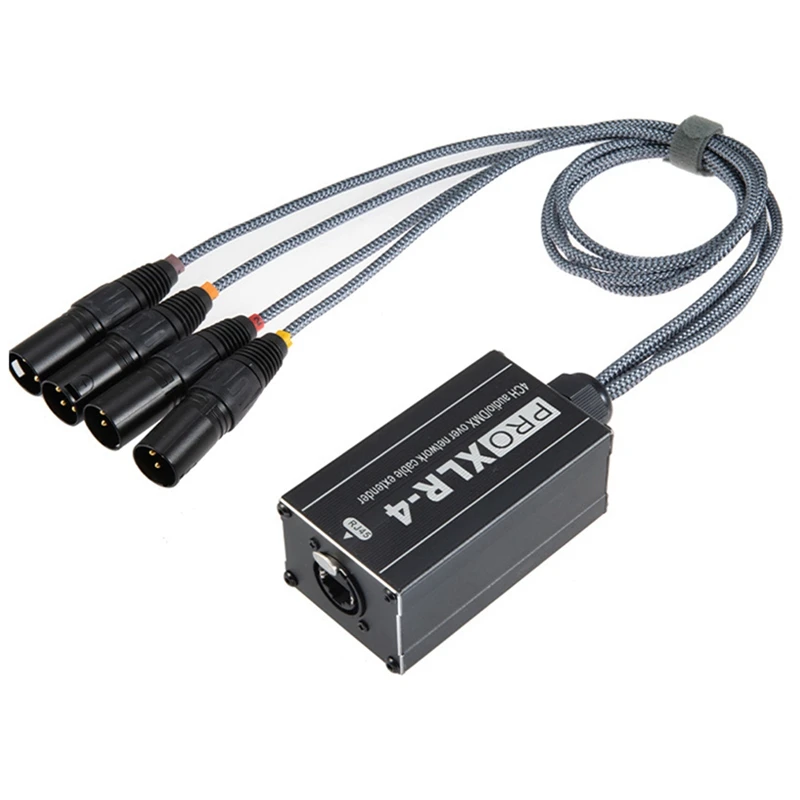 RJ45 To XLR Male Audio Cable Network DMX Splitter For Snake Cable Network Extension Of Stage Studio Recording