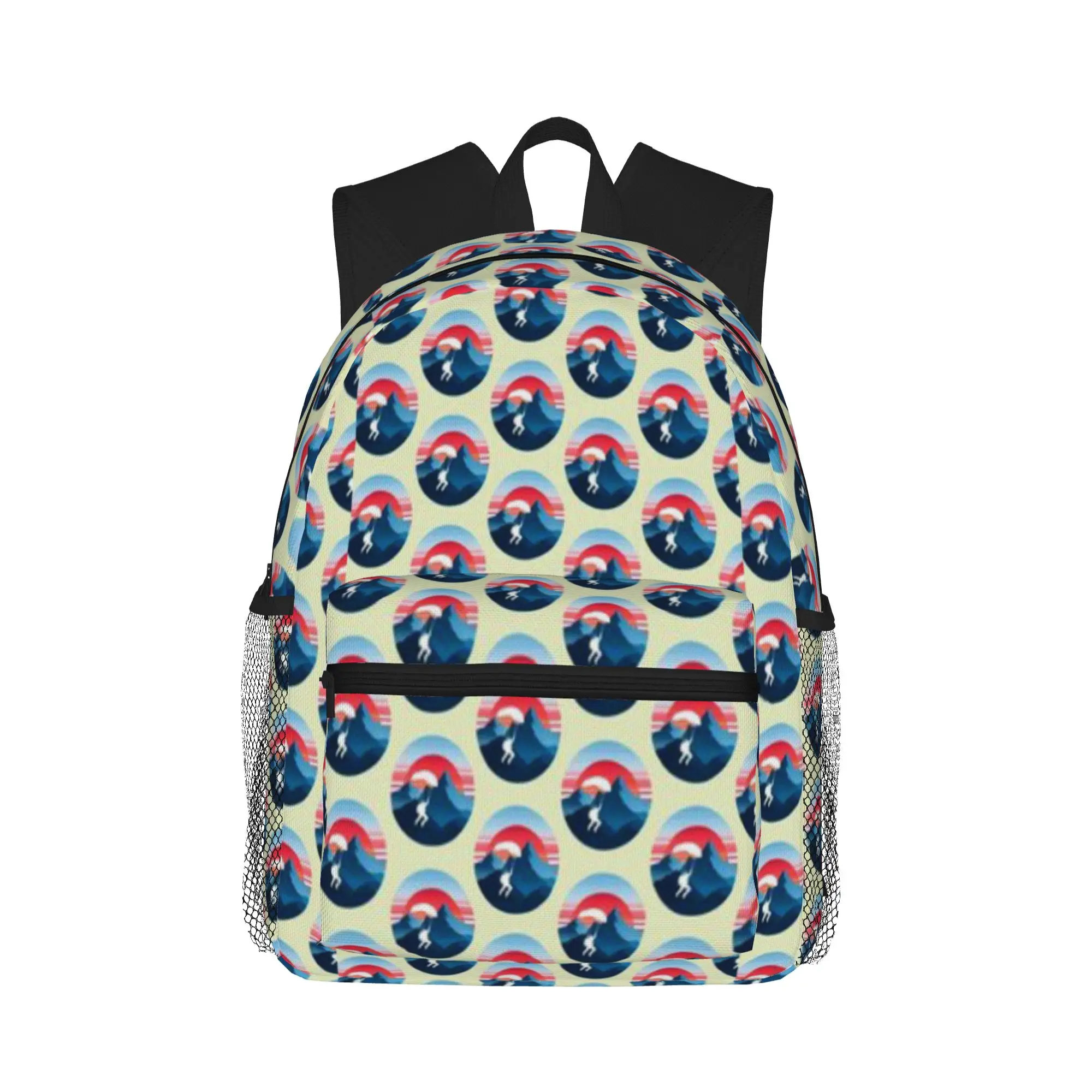 

Parachute Skydiving Landscape Casual Backpack for Students and Adults Backpack women