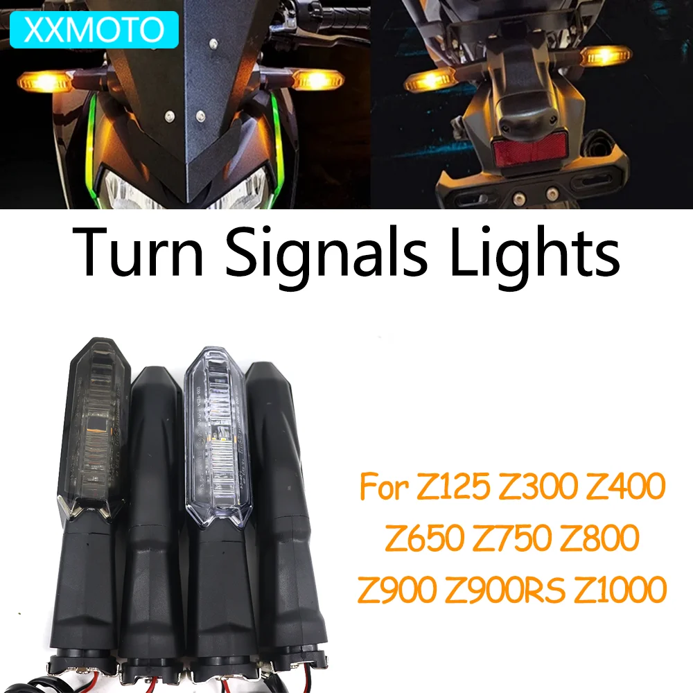 

For Kawasaki Z300 Z400 Z650 Z750 Z800 Z 900 RS Z1000 Z 400 650 1000 Motorcycle Turn Signals Lights Indicators Blinker Lamp
