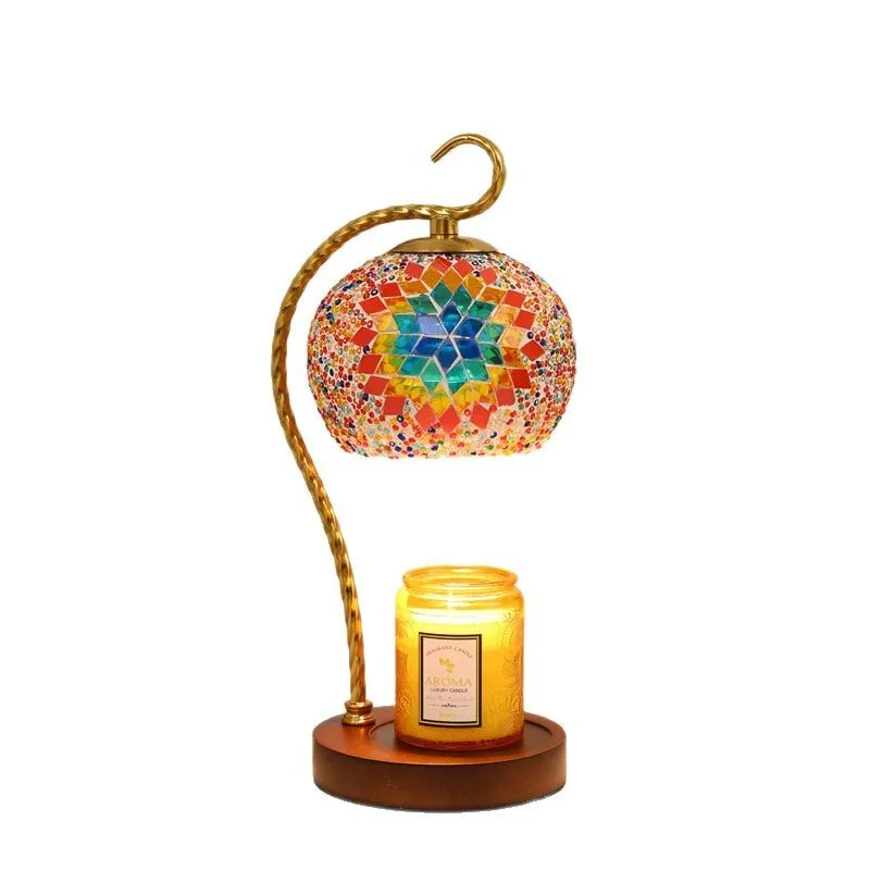 

Melting wax lamp fireless aromatherapy lamp birthday gift bedroom bedside lamp retro classical decoration