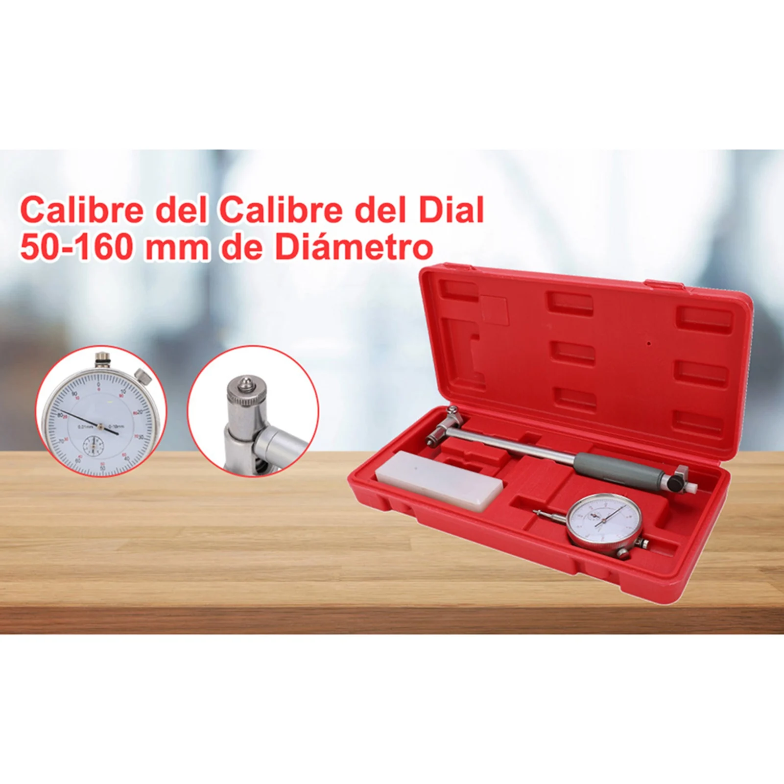 Dial Bore Gauge 50‑160MM Diameter Indicator Measuring Engine Cylinder Tool Kit Inside diameter Scale Measuring Tool