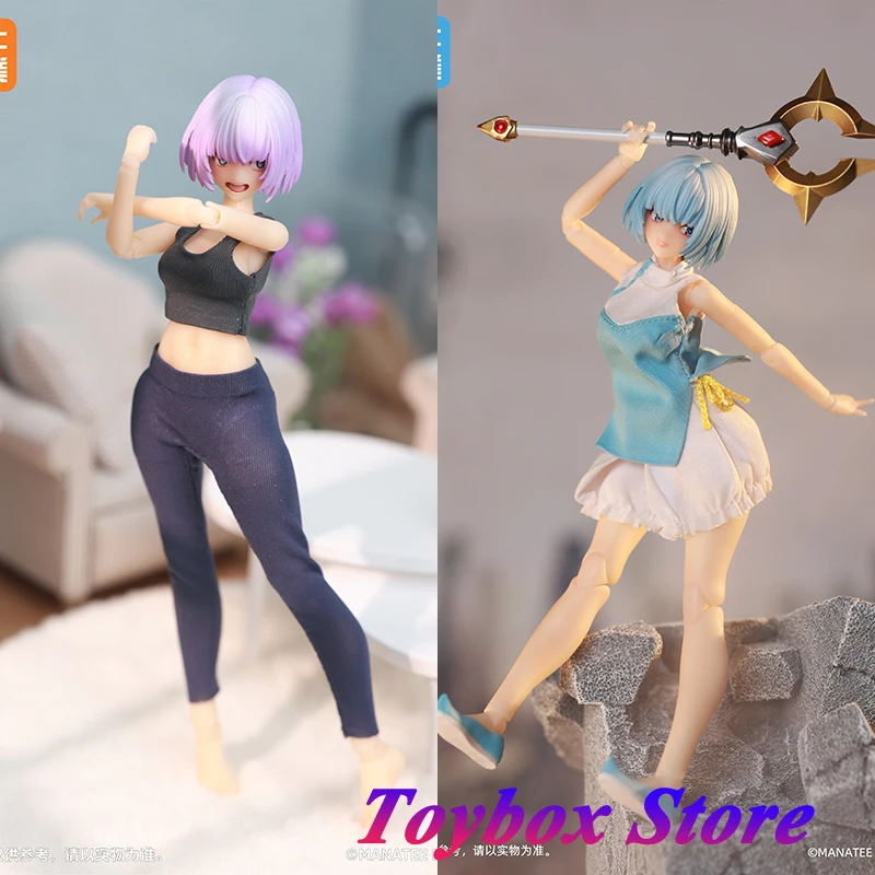 

Manatee Industry 1/12 Memorial Version Yoga Day Purple INANNA Desktop War Blue Dress Cloth 6inch Mobile Suit Girl Collection