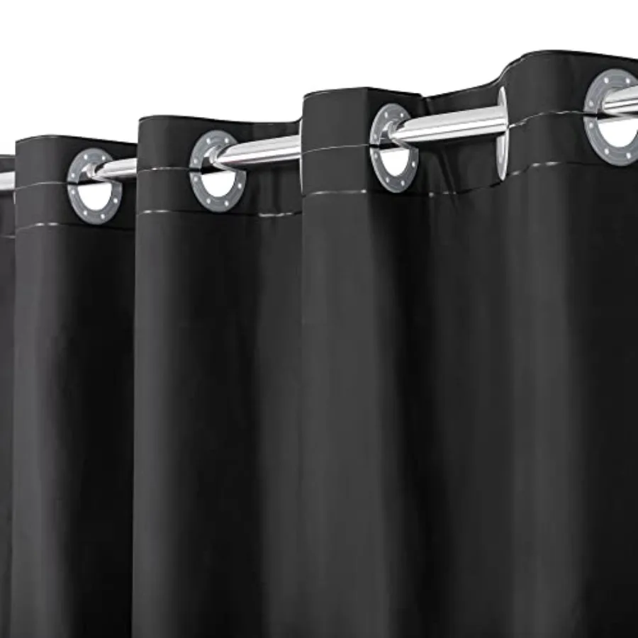 

Душевая шторка или подкладка для душа без крючков из PEVA - сверхпрочная, 8G, для ванной комнаты, не требует крючков, водонепроницаемая, без пластика и ПВХ.