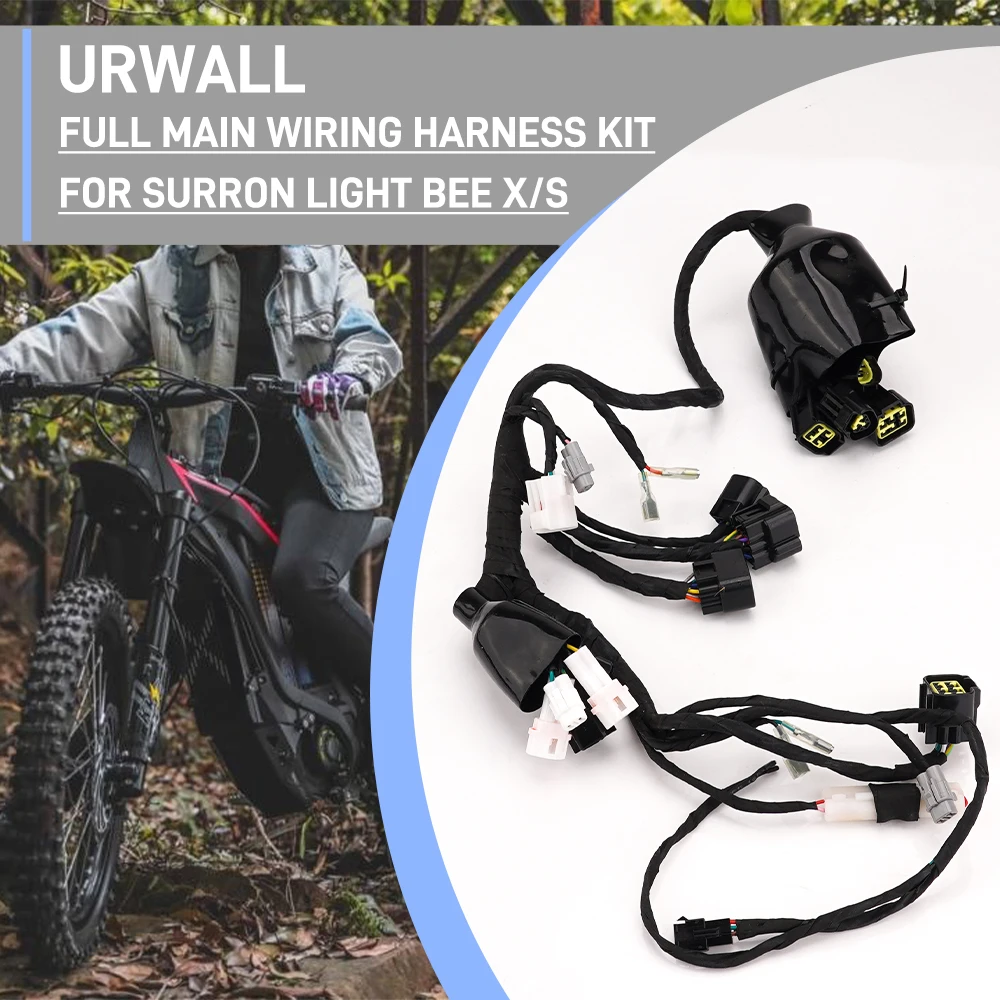

Wiring Harness Loom Wire Plugs For SUR-RON Light BeeX Off-Road Electric Vehicle Complete Vehicle Line Electric Cable